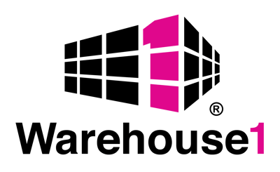 Warehouse1 Logo Black and Pink